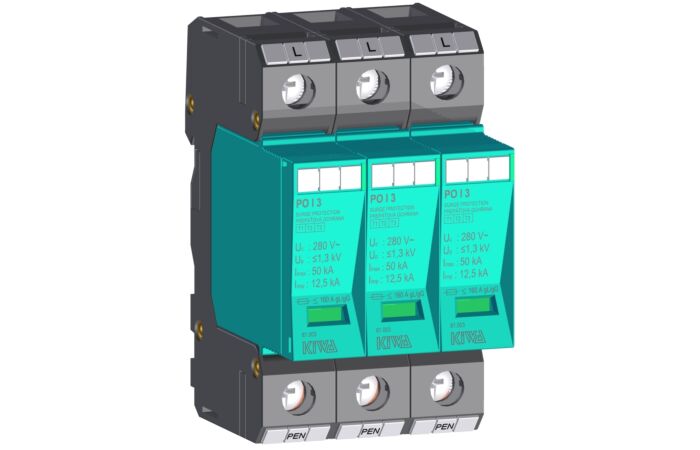 KIWA Svodič I+II+III PO I 3 280V/12,5kA přepětí, modulární