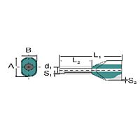 Dutinka Weidmuller H0,5/18D ZH W