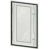 DT-12060-CS Dveře (IP66), bez zámků a pa