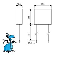 FINDER Adaptér 026.9.012, AC/DC, 12V DC