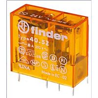 FINDER Relé 40.52.8.230.0001, 2P/8A, 230V AC