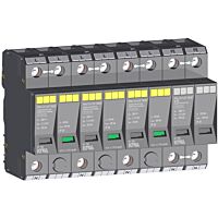 KIWA Ochrana přepěťová POm I 3+1 LCF 100/30kA 280V/30kA, modulární, monoblok, B+C+D