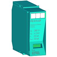 KIWA Přepěťová ochrana PO II 0 LCF 280V/40kA - Náhradní varistorová vložka typu 2+3 (C+D)