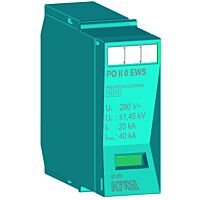 KIWA Přepěťová ochrana PO II 0 EWS 280V/40kA - Náhradní varistorová vložka 2+3 (C+D)