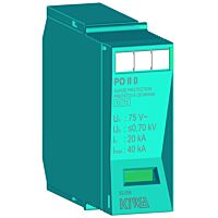 KIWA Ochrana přepěťová PO II 0 75V/40kA, C+D - náhradní modul