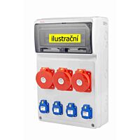 FAMATEL Skříň ZSF40201000.1 /3952 zásuvková IP44