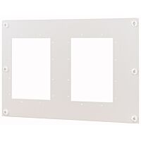 Krycí deska s výřezem pro 2x IZMX16, výs