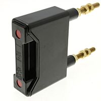 RED SPOT 63A BACK STUD CONNECTED BLACK