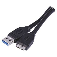 EMOS Kabel USB 3.0 A vidlice - micro B vidlice 1m