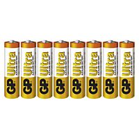 GP Baterie tužková ALKALINE Ultra R6A  1,5V AA blistr 6+2