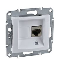 SCHNEIDER Zásuvka Sedna dat. 1xRJ45 k.6 UTP polar