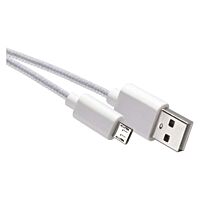 EMOS Kabel USB 2,0 A/M-micro B/M délka 1m bílá