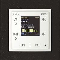 Radio LARA-bílé (vč. krytu ,rámečeku)