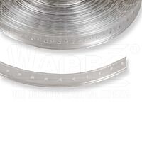 WAPRO Pásek vázací děrovaný, přírodní (10m)