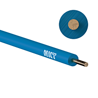Kabel H05V-U 1 světle modrý (CY)