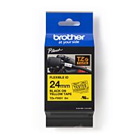BROTHER Páska TZe-FX651 24mm černá/žlutá