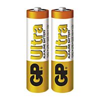 GP Baterie tužková ALKALINE ULTRA LR6 (R6A) 1,5V AA  fólie 2ks
