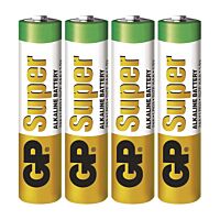 GP Baterie mikrotužková ALKALINE LR03 (R3A) 1,5V AAA blistr 4ks