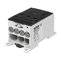 MOREK Distribuční blok OJL 400A, vstup 1xAl/Cu240mm², výstup 4x35/3x50mm² šedý