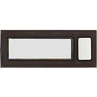 TESLA STROPKOV Tlačítko 4FK 461 02.16 zvonkové hnědé