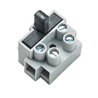 ELEKTRO BEČOV Svorkovnice 1106-F/2P přístrojová  (2pól.+držák pojistky)