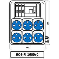 Skříň SEZ ROS FI-1600 zásuvková