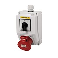 FAMATEL Kombinace SB001 1xzásuvka +spínač IP44