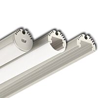 MCLED Profil AL 21x12mm, ZX závěsný, mléčný difuzor, komplet, 2m