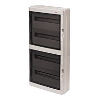 FAMATEL Skříň ACQUA PLUS 39072, 72TE, 879x432x160mm, průhledná dvířka, IP65