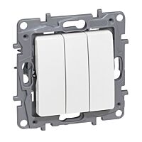 LEGRAND Vypínač NILOÉ 764503 č.1 3P bílá