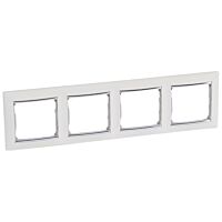 Rámeček VALENA 770494 čtyř.vod.stř/bílá