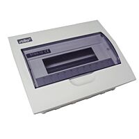 SEZ Skříň STI608-12, 12TE, pod omítku, průhledná dvířka, IP30