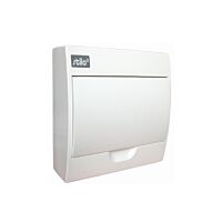 SEZ Skříň STI468-8, 8TE, na omítku, plastová dvířka, IP30