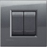 Rámeček BTICINO LNA4802AC ocel