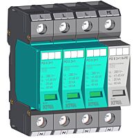 KIWA Svodič II+III PO II 3+1 280V/40kA přepětí, modulární