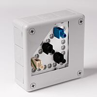 VIPLAST Krabice 110x110mm inst.IP55 bílá se světle