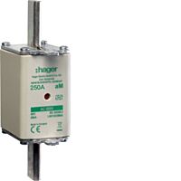 HAGER Pojistka nožová, NH1, 250A aM, 690V AC (balení 3ks)