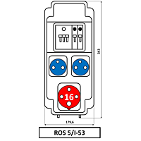 Skříň ROS-5/I-53 IP54