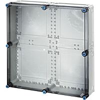 HENSEL Skříň Mi 0800, prázdná, 575x575x146mm, s průhledným víkem, IP65
