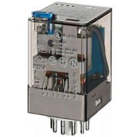 FINDER Relé 601390240074, DIN, 3P/10A, 24V DC