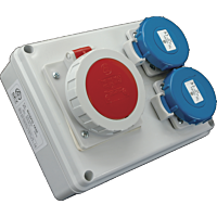 SEZ Skříň ROSPG 3230 mini zásuvková IP67, 1x3243, 2x230V