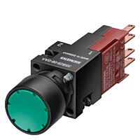 SIEMENS Tlačítko, 16 mm, kulaté, plast, žluté