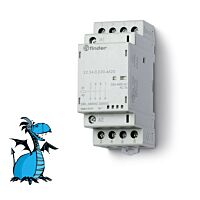 FINDER Stykač 223402304620, 2Z+2R/25 A, 230 V AC/DC, AgSnO2