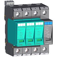 KIWA Svodič PO I 3+1m R EWS  280V/12,5kA, přepěťová ochrana typu 1+2+3 (B+C+D)