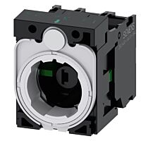 SIEMENS Držák pro 3 moduly, 1 NO, 1 NO, LED modul, bílá, AC/DC 6-24V
