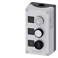 SIEMENS Kryt pro ovládací přístroje, 22 mm, kulatý, knoflík stiskací bílá barva