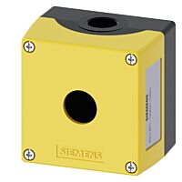SIEMENS Kryt pro ovládací přístroje, 22 mm, kulatý, kov, žlutá barva, 1 povelové místo