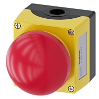 SIEMENS Kryt pro ovládací přístroje 22 mm kulatý, materiál rytu kov horní díl žlutý