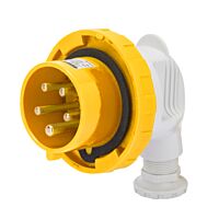 Vidlice GW 60116  32A 3P/110V IP67 90°