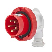 Vidlice GW 60123 32A 4P/400V IP67 90°